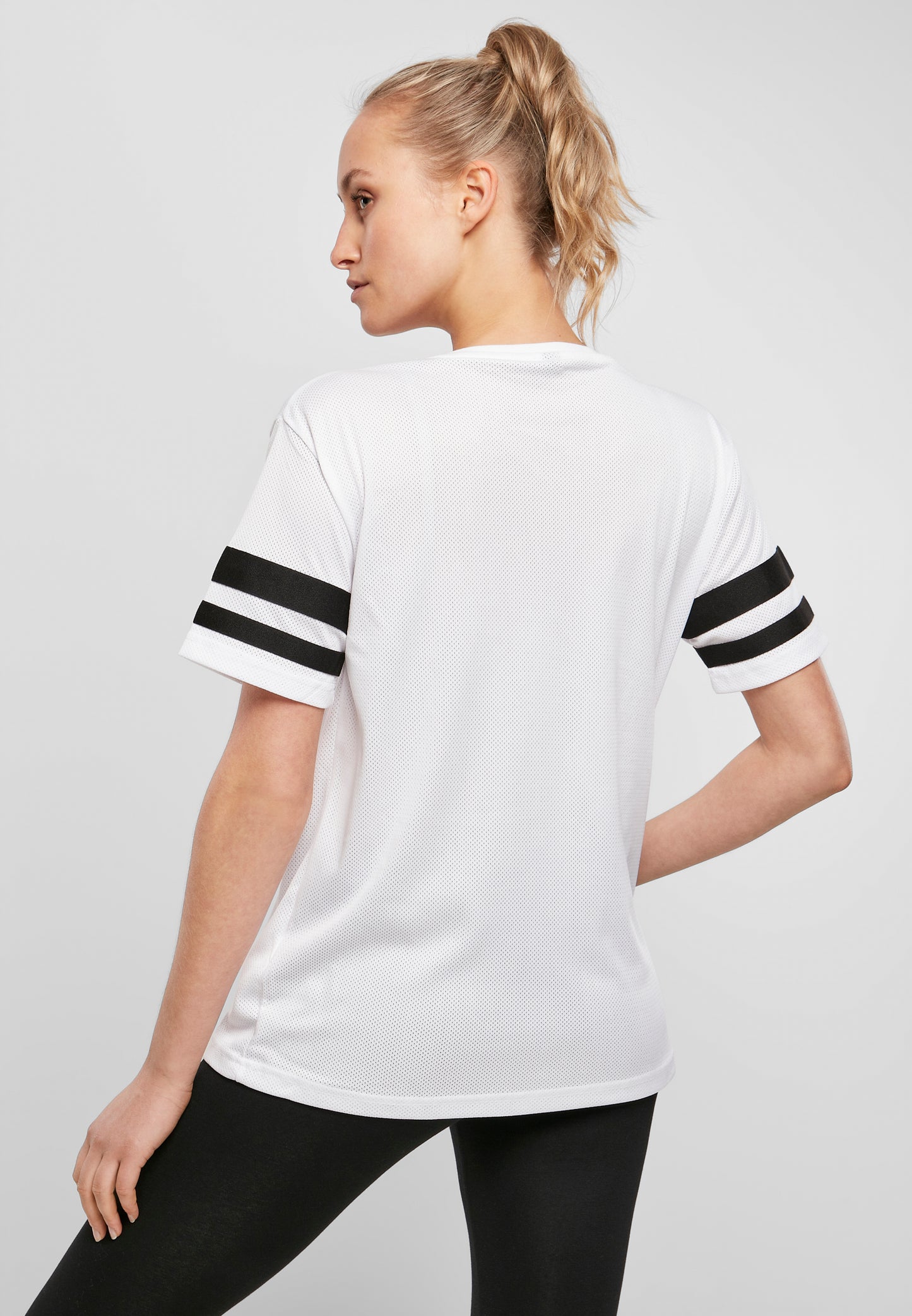 Ladies Mesh Stripe Tee (2 Farben)