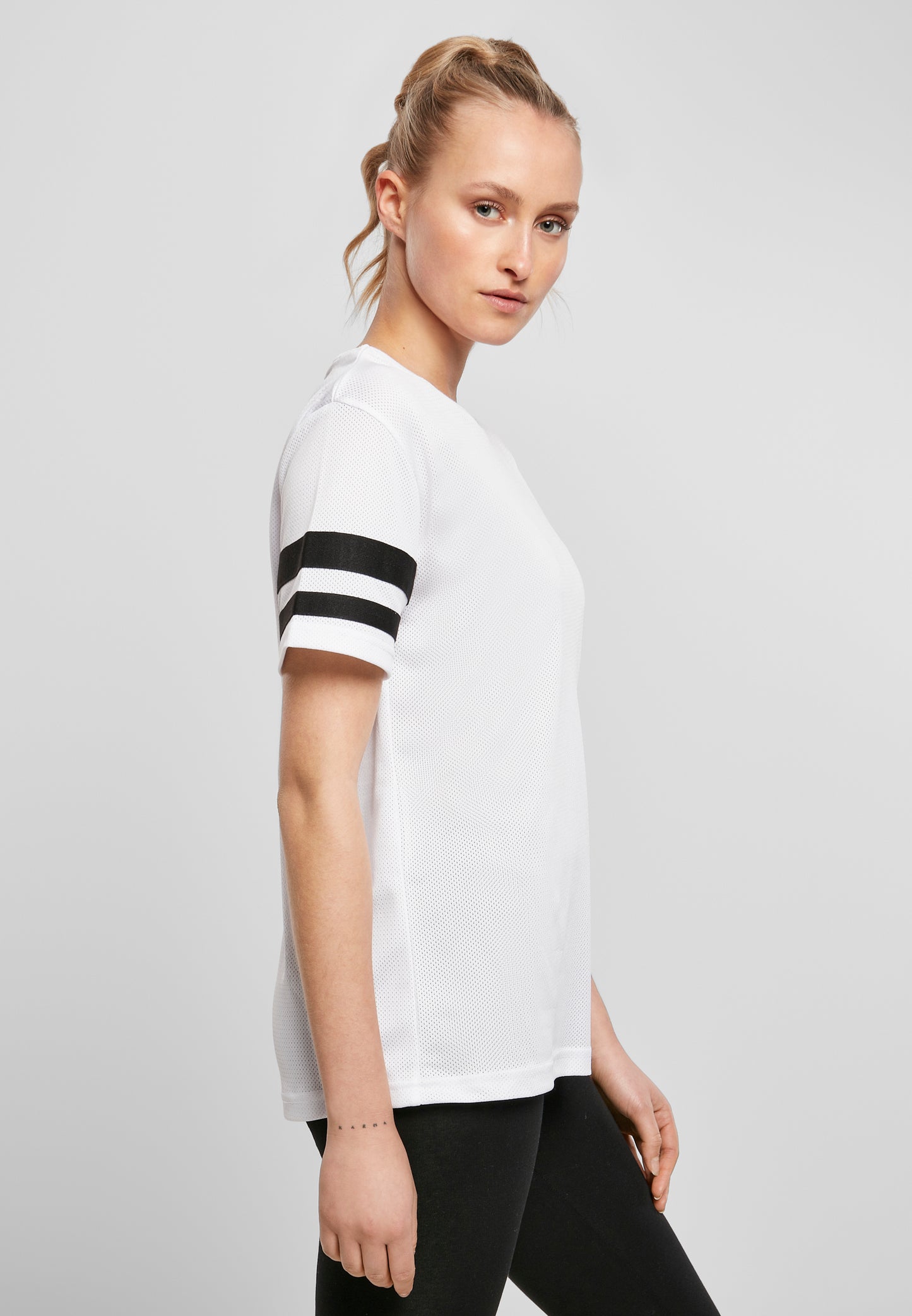 Ladies Mesh Stripe Tee (2 Farben)