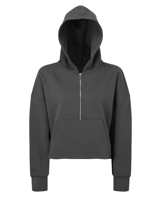 Ladies 1/2 zip oversized hoodie (8 Farben)