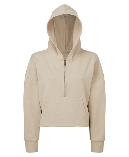 Ladies 1/2 zip oversized hoodie (8 Farben)